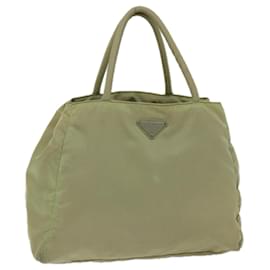 Prada-PRADA Sac Cabas Nylon Beige Authentique 75336-Beige