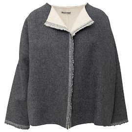 Autre Marque Dušan Wolljacke Grau Grau