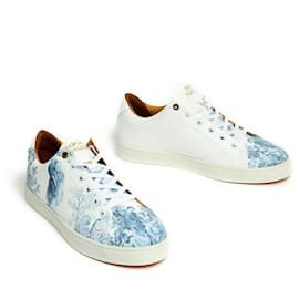 Autre Marque-Baron Papillon 2024 Sneakers Marie Antoinette Blue Low EU38 New-White