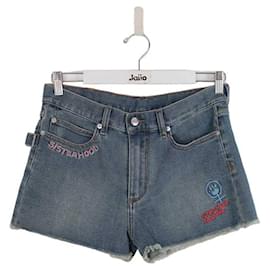 Zadig & Voltaire-Cotton mini shorts-Blue