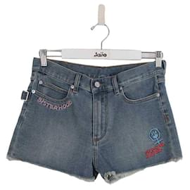 Zadig & Voltaire-Cotton mini shorts-Blue