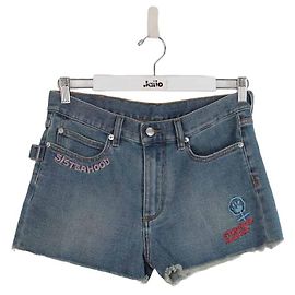 Zadig & Voltaire Mini shorts de algodão Azul