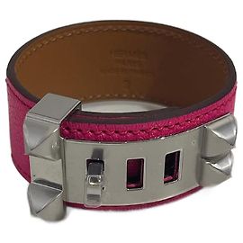 Hermès Bracelets HERMES T. Cuir Rose