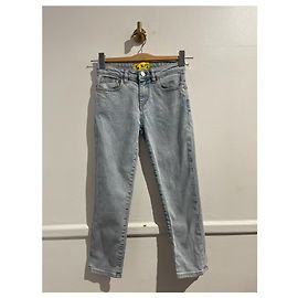 Off White Jeans OFF-WHITE T.EU 34 de algodão Azul