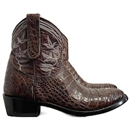 Mexicana-MEXICANA  Ankle boots T.eu 37 leather-Brown