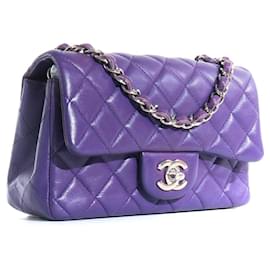 Chanel-Bolsos CHANEL T.  Cuero-Púrpura