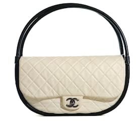 Chanel-CHANEL Handtaschen T.  Leder-Weiß