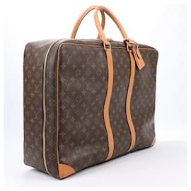 Louis Vuitton-Lona con monograma de Louis Vuitton Sirius 55 Bolsa de viaje M41404-Castaño