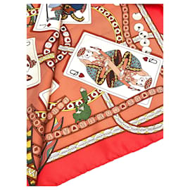 Hermès-Foulard HERMÈS-Orange