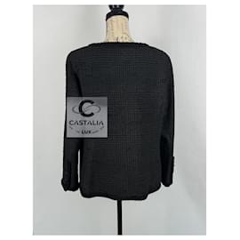 Chanel-New Most Iconic Globalization Black Tweed Jacket-Black