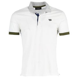 Camisa pólo masculina Givenchy em algodão branco Branco