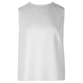 Hermès-Hermes Double Face Vest in Light Blue Grey Cashmere-Blue,Light blue