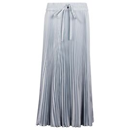 Red Valentino Plissee-Midirock aus hellblauem Polyester Blau Hellblau