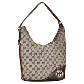 Gucci-Gucci GG Canvas New Briit Shoulder Bag Canvas Shoulder Bag 182491 in good condition-Other