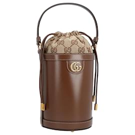 Gucci-Gucci Ophidia Mini Bucket Bag Brown-Brown