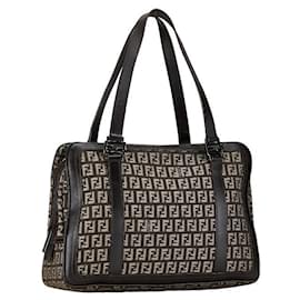 Fendi-Bolsa de lona Fendi Zucchino Bolsa de lona 8BL075 em boa condição-Outro