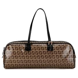 Fendi-Bolsa Fendi Glazed Zucchino Bolsa de lona 8BL006 em boa condição-Outro