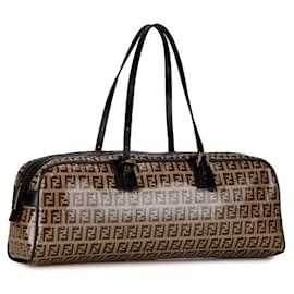 Fendi-Bolsa Fendi Glazed Zucchino Bolsa de lona 8BL006 em boa condição-Outro