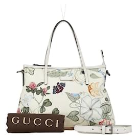 Gucci-Gucci Flora Canvas Handbag Canvas Handbag 353440 in good condition-Other