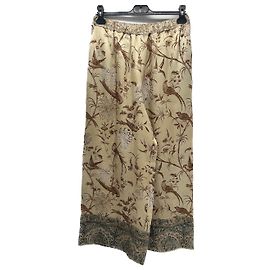 Pierre Louis Mascia Hose T.International M Seide Beige