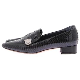 Dior-DIOR  Flats T.eu 39.5 Exotic leathers-Black