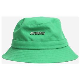 Jacquemus Chapeau bob noué vert - taille XS Vert