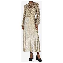 slim fit dress slacks Jonathan Simkhai Ruched Mini Wrap Dress Nina Gold Metallic Lame Size 2   Celebrity Owned