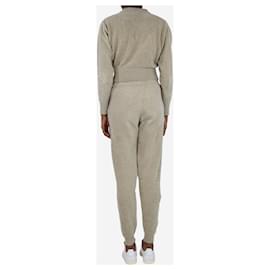 Autre Marque-Neutral cropped jumper and sweatpants set - size XS-Other