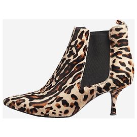 Anine Bing Botines con punta en punta Animal Print - talla UE 38 Otro