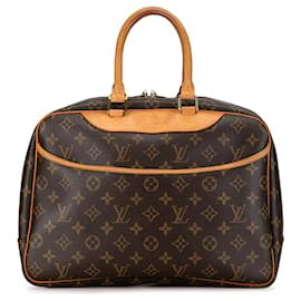 Louis Vuitton-Louis Vuitton Brown Monogram Deauville-Castaño