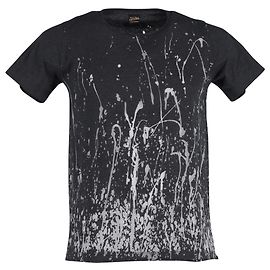 T-shirt Paint Splatter da uomo Jean Paul Gaultier in cotone nero Nero