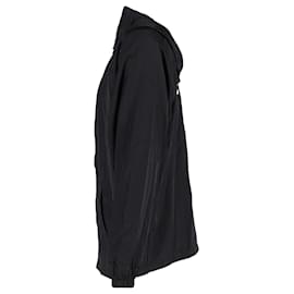 Moschino-Moschino Wind Hooded Jacket in Black Nylon -Black