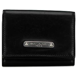 Yves Saint Laurent-Yves Saint Laurent Leather Compact Wallet  Leather Short Wallet 462366.0 in good condition-Other