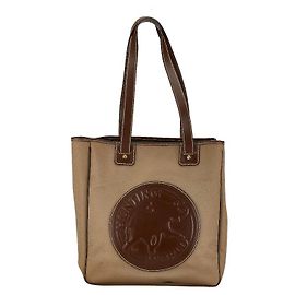 & Other Stories Bolsa tote de lona e couro Hunting World marrom Marrom