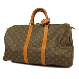 Louis Vuitton-Louis Vuitton Keepall 55-Brown