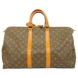 Louis Vuitton-Louis Vuitton Keepall 55-Castaño