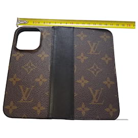 Louis Vuitton-Funda de iPhone-Castaño