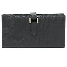 Hermès Béarn Negro