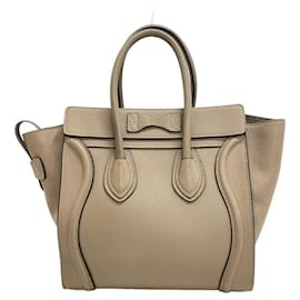 Céline-Celine Micro Luggage-Beige