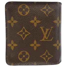 Louis Vuitton-Cremallera Louis Vuitton Compact-Castaño