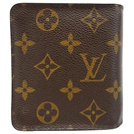 Louis Vuitton-Zip Louis Vuitton Compact-Marrone