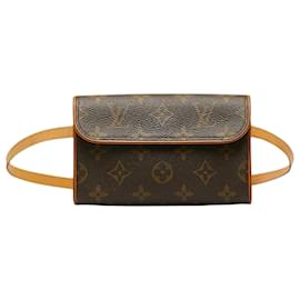 Louis Vuitton-Louis Vuitton Pochette Florentine-Brown