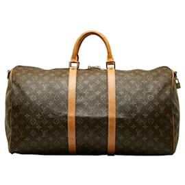 Louis Vuitton-Louis Vuitton Keepall 55-Brown