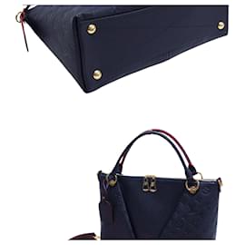 Louis Vuitton-Louis Vuitton V tote-Navy blue