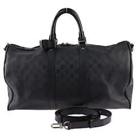 Louis Vuitton-Louis Vuitton Keepall Bandouliere 45-Noir