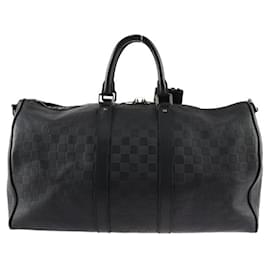 Louis Vuitton-Louis Vuitton Keepall Bandouliere 45-Negro