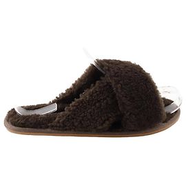Yves Salomon Mules Brown