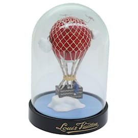 Louis Vuitton-LOUIS VUITTON Ballon Boule à Neige VIP Uniquement Clair Rouge LV Auth 75262-Rouge,Autre