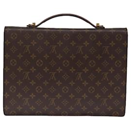 Louis Vuitton-LOUIS VUITTON Monogram Porte Documents Bandouliere Bag M53338 LV Auth yk12660-Monograma