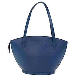 Louis Vuitton-LOUIS VUITTON Epi Saint Jacques Bolsa de Ombro Azul M52275 auth 73623-Azul